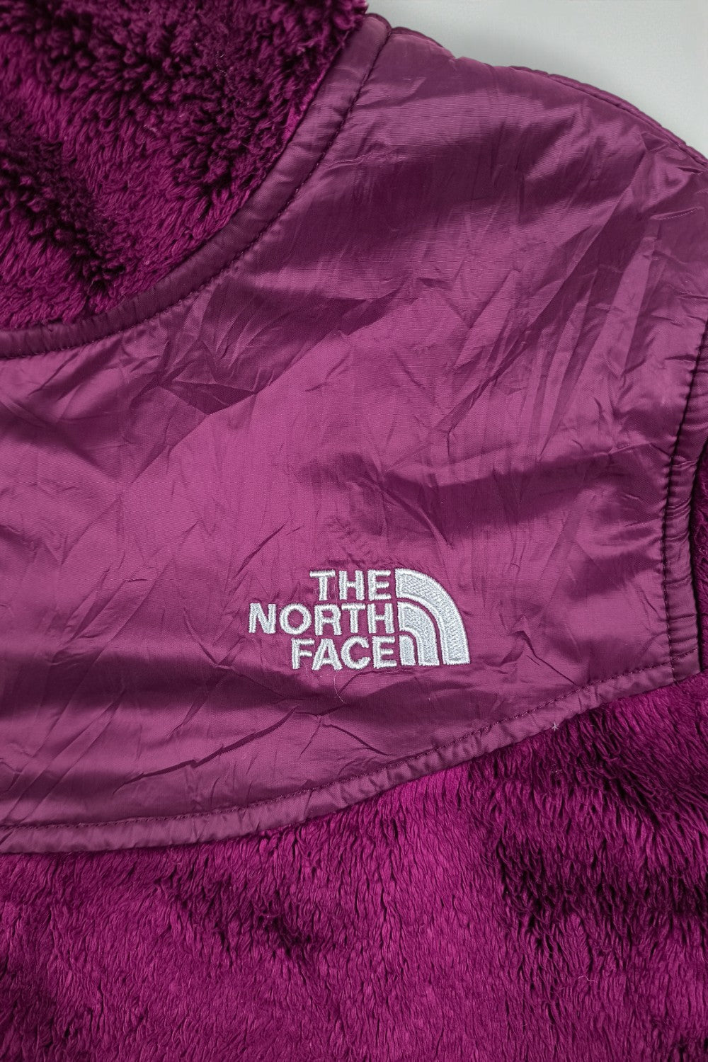Giacca in pile con cappuccio vintage The North Face Denali viola | Abbigliamento outdoor anni 2000