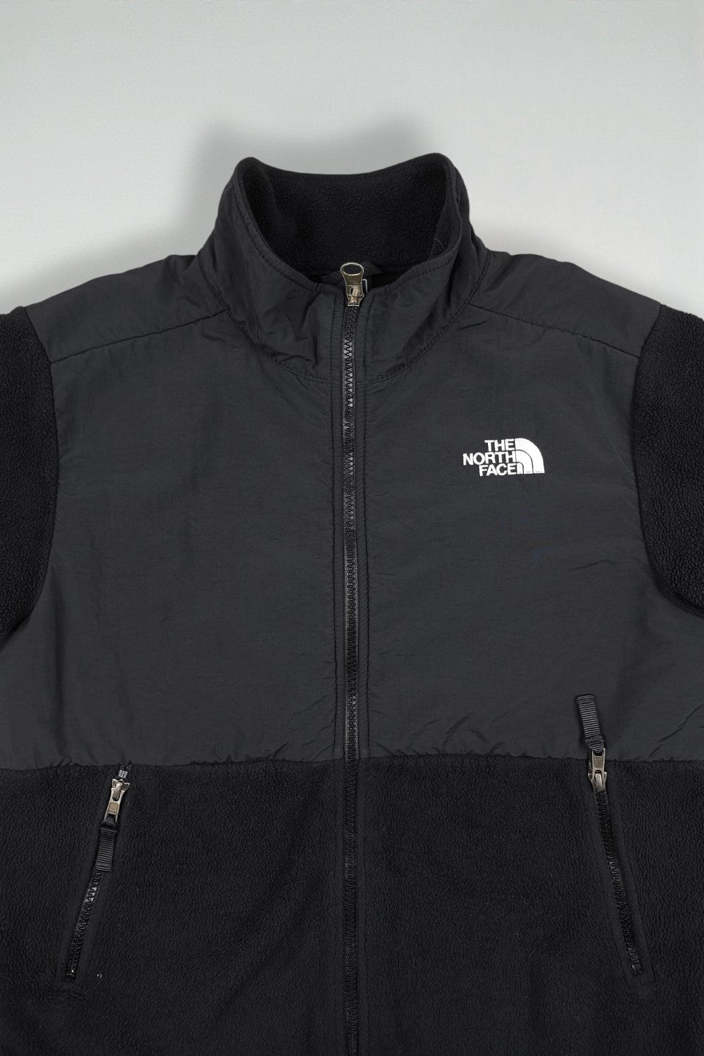Giacca in pile vintage The North Face Denali nera | Abbigliamento outdoor Y2K