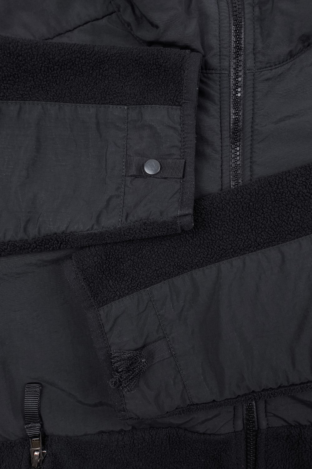 Giacca in pile vintage The North Face Denali nera | Abbigliamento outdoor Y2K