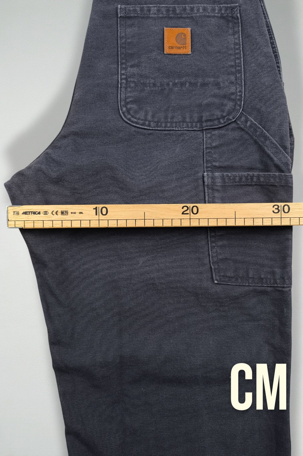 Pantaloni da lavoro vintage Carhartt B11 Dungaree Fit grigi | Abbigliamento da lavoro anni 2000