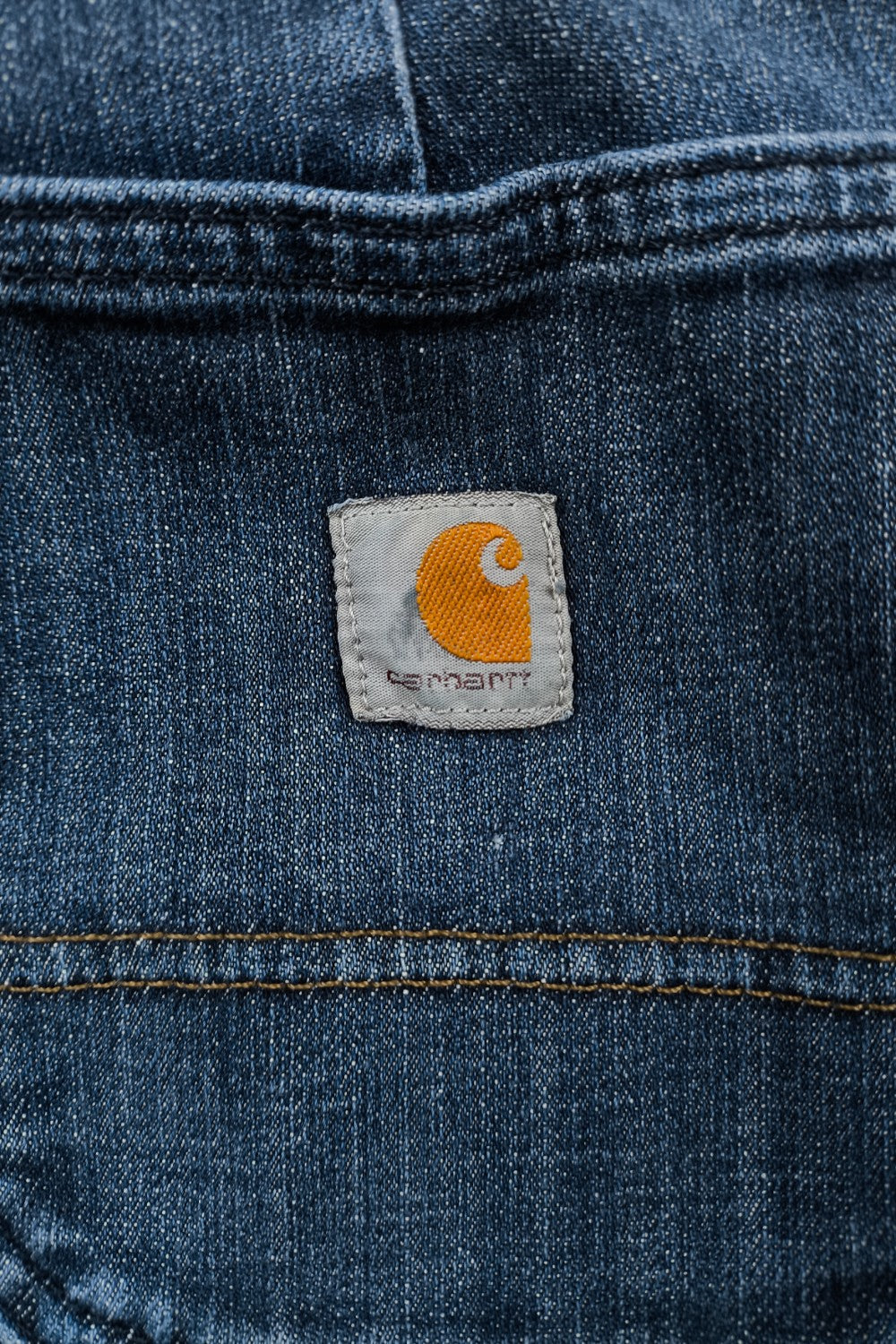 Pantaloni da lavoro in denim Carhartt slim fit vintage a gamba dritta blu | Jeans utility Y2K