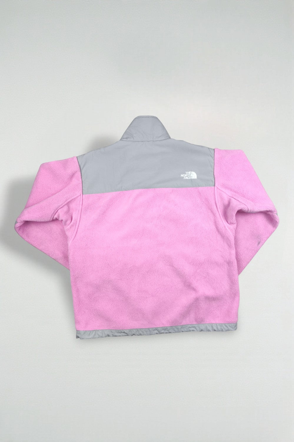 Giacca in pile vintage The North Face Denali rosa/grigio | Abbigliamento outdoor dei primi anni 2000