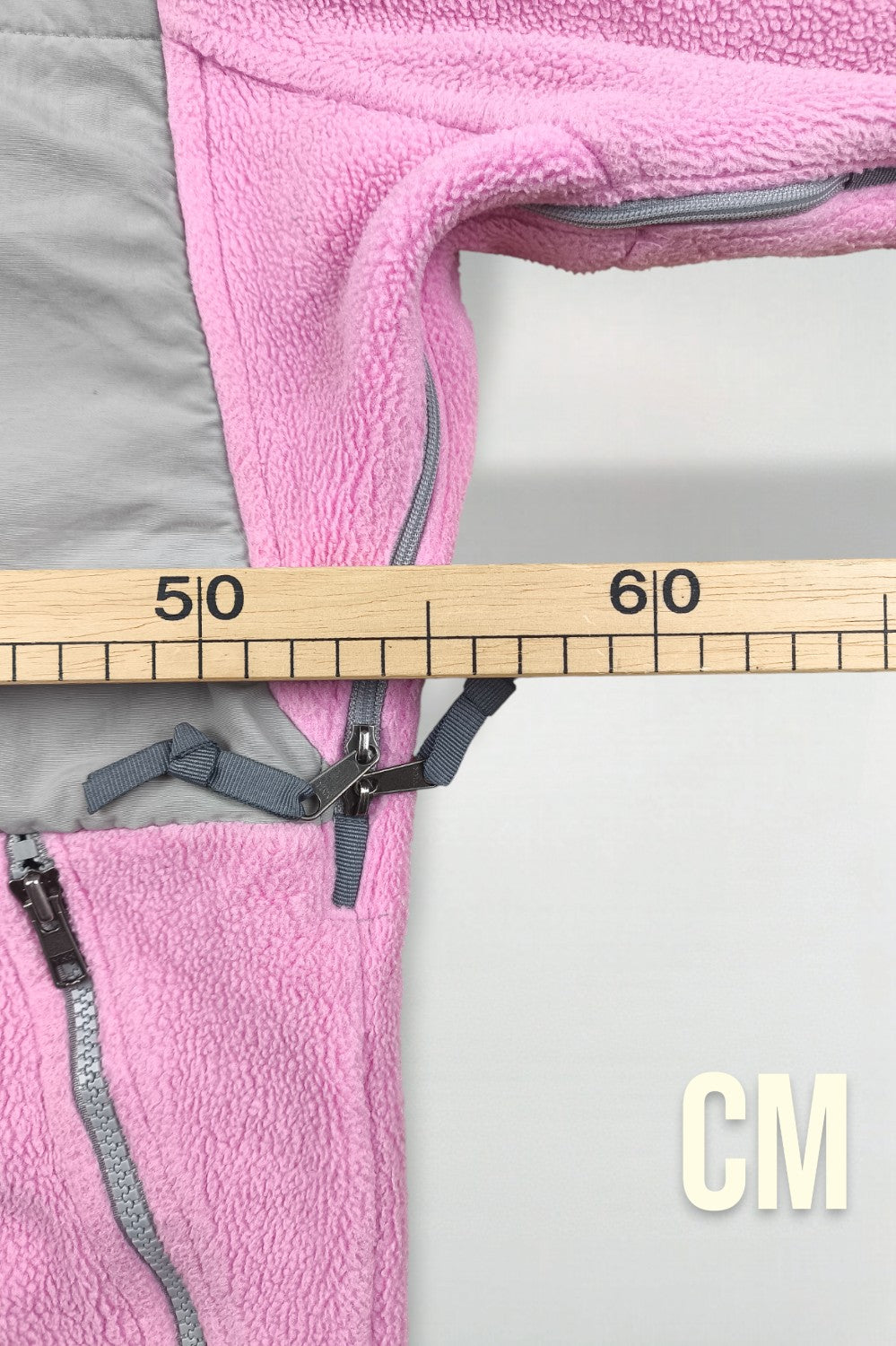 Giacca in pile vintage The North Face Denali rosa/grigio | Abbigliamento outdoor dei primi anni 2000