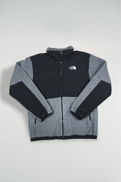 Giacca in pile vintage The North Face Denali, grigia/nera | Giacca da esterno anni 2000