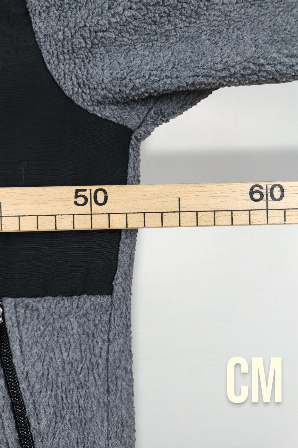 Giacca in pile vintage The North Face Denali, grigia/nera | Giacca da esterno anni 2000