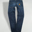 Jeans Carhartt Klondike Pant II vintage in denim blu | Gamba dritta da lavoro