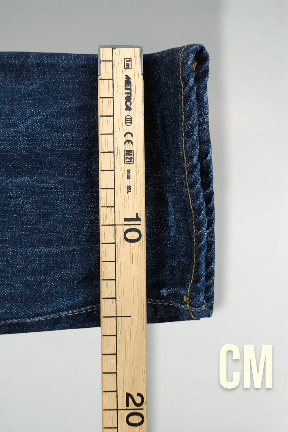 Jeans Carhartt Klondike Pant II vintage in denim blu | Gamba dritta da lavoro