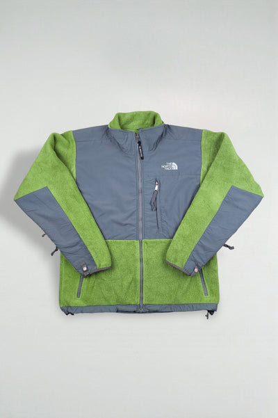 Giacca in pile vintage The North Face Denali verde/grigio | Abbigliamento da esterno da donna