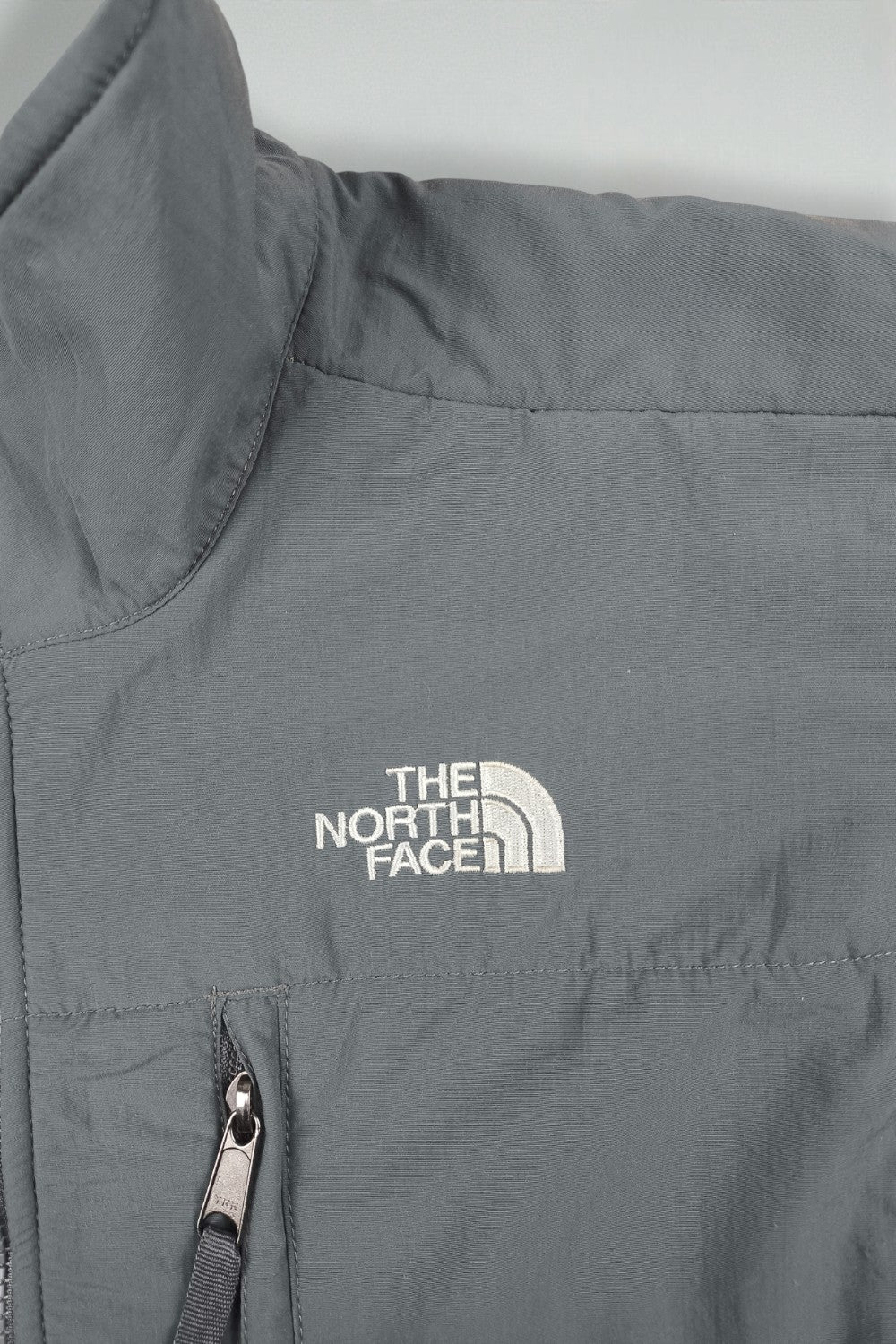 Giacca in pile vintage The North Face Denali verde/grigio | Abbigliamento da esterno da donna