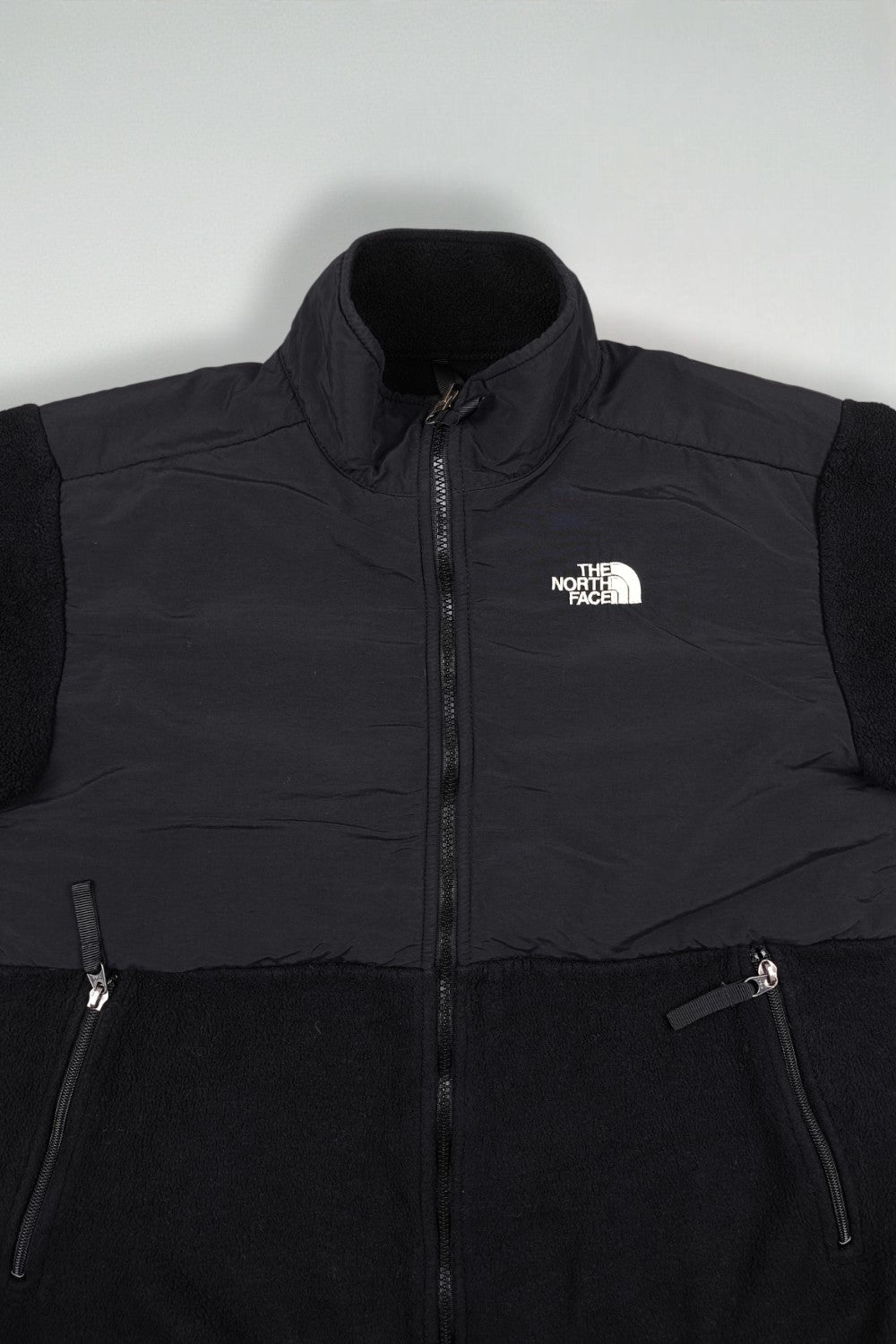 Giacca in pile vintage The North Face Denali nera | Abbigliamento outdoor Y2K