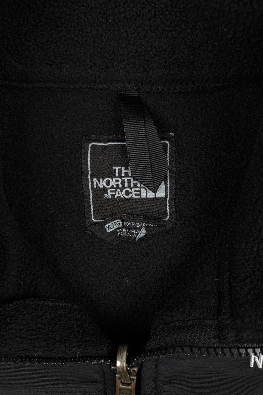 Giacca in pile vintage The North Face Denali nera | Abbigliamento outdoor Y2K