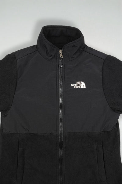 Giacca in pile vintage The North Face Denali nera | Abbigliamento da esterno XXL per ragazzi