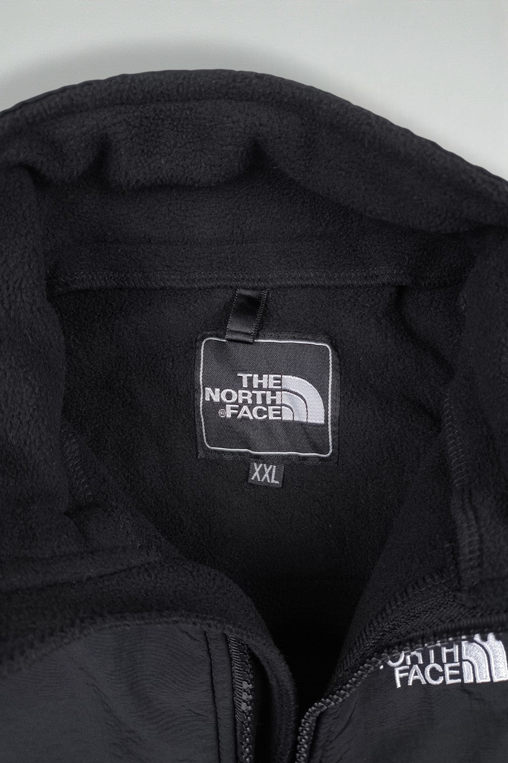 Giacca in pile vintage The North Face Denali nera | Abbigliamento da esterno XXL per ragazzi