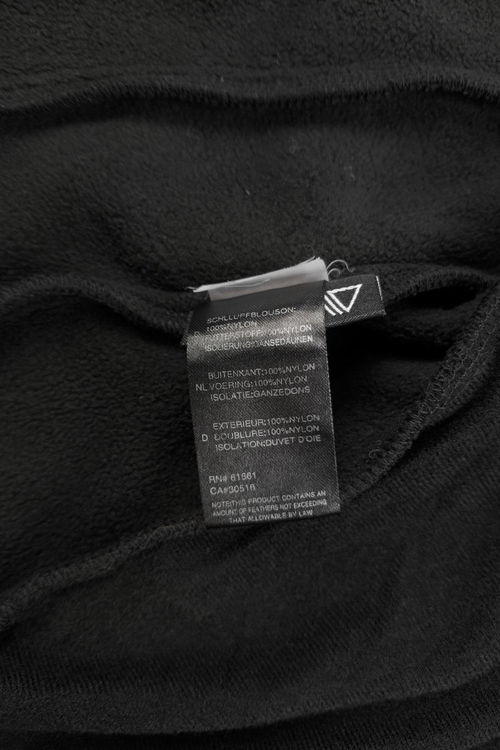 Giacca in pile vintage The North Face Denali nera | Abbigliamento da esterno XXL per ragazzi