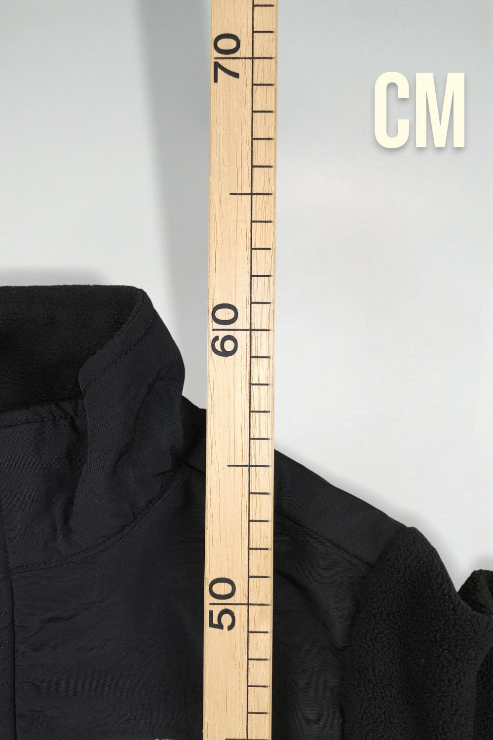 Giacca in pile vintage The North Face Denali nera | Abbigliamento da esterno XXL per ragazzi