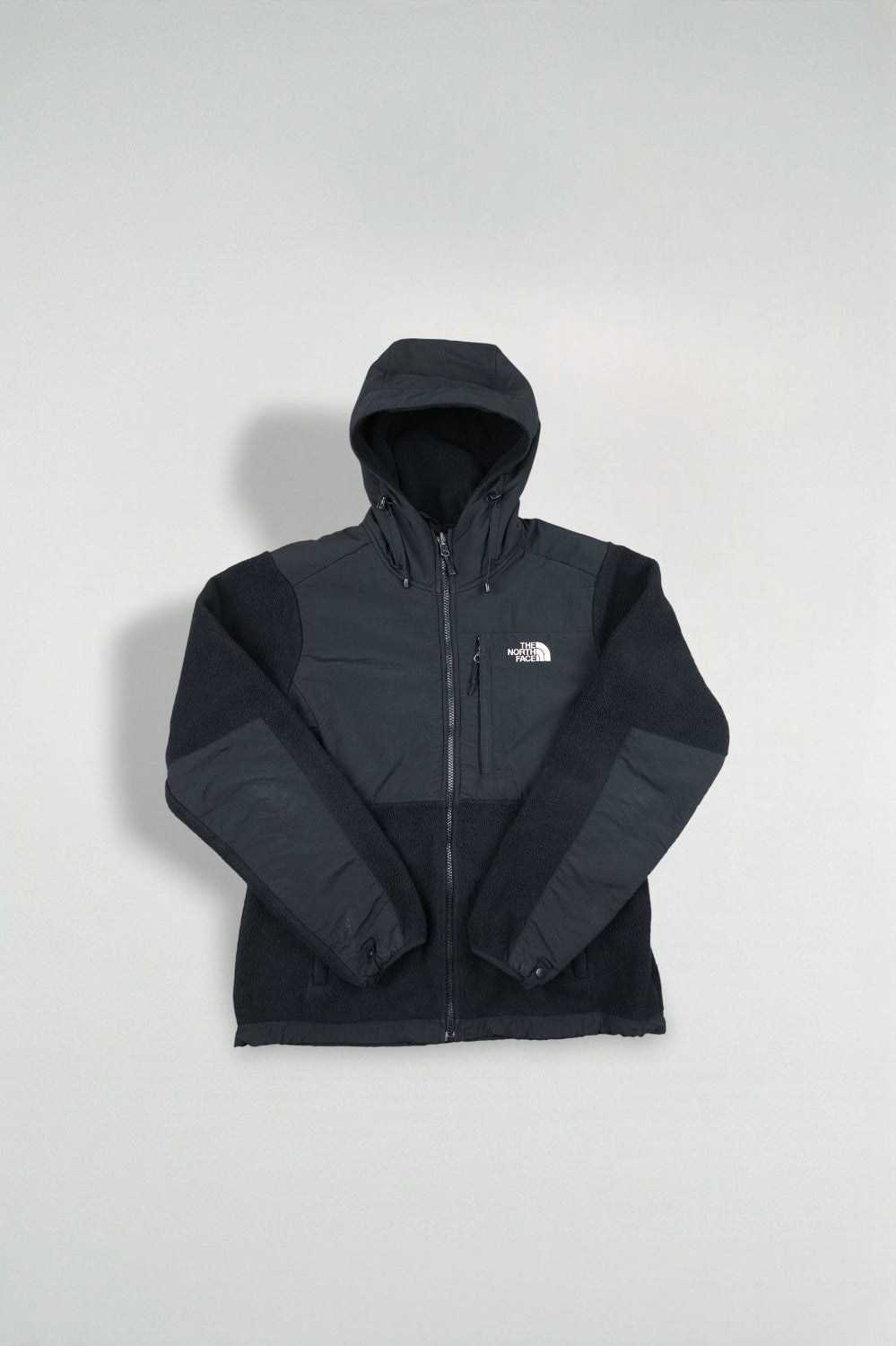 Giacca in pile vintage The North Face Denali nera | Abbigliamento da esterno da donna