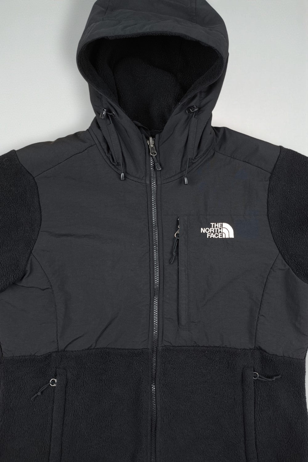 Giacca in pile vintage The North Face Denali nera | Abbigliamento da esterno da donna