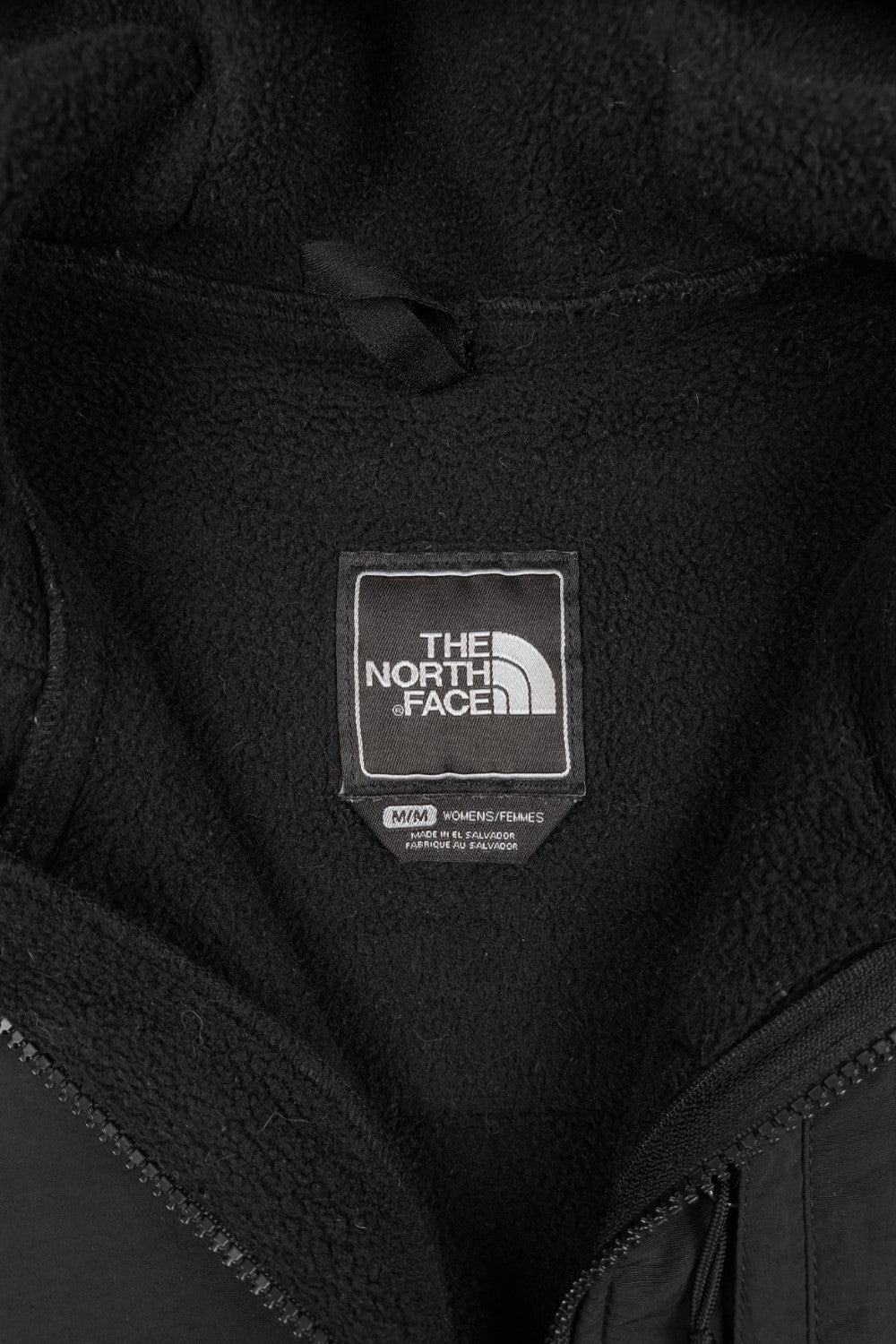 Giacca in pile vintage The North Face Denali nera | Abbigliamento da esterno da donna