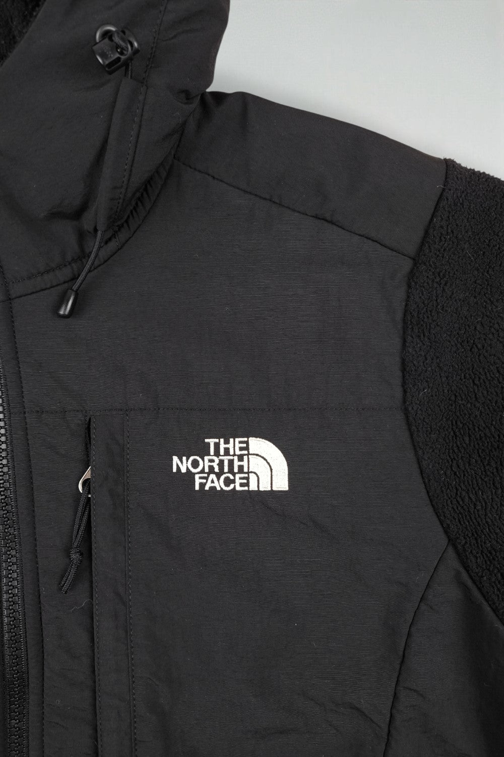 Giacca in pile vintage The North Face Denali nera | Abbigliamento da esterno da donna