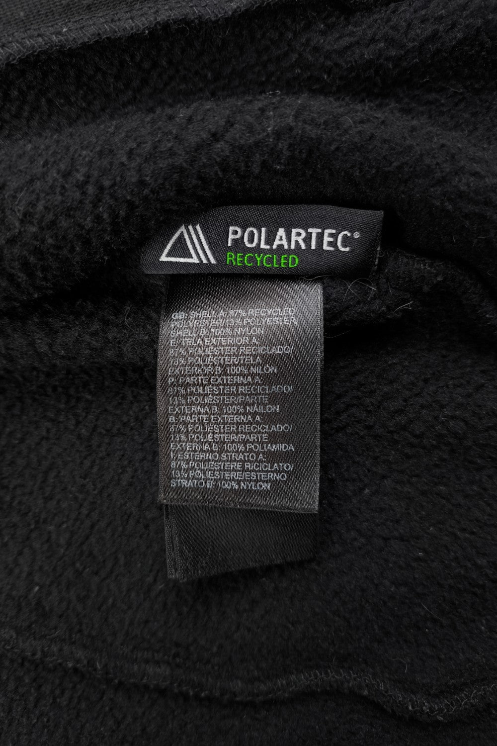 Giacca in pile vintage The North Face Denali nera | Abbigliamento da esterno da donna