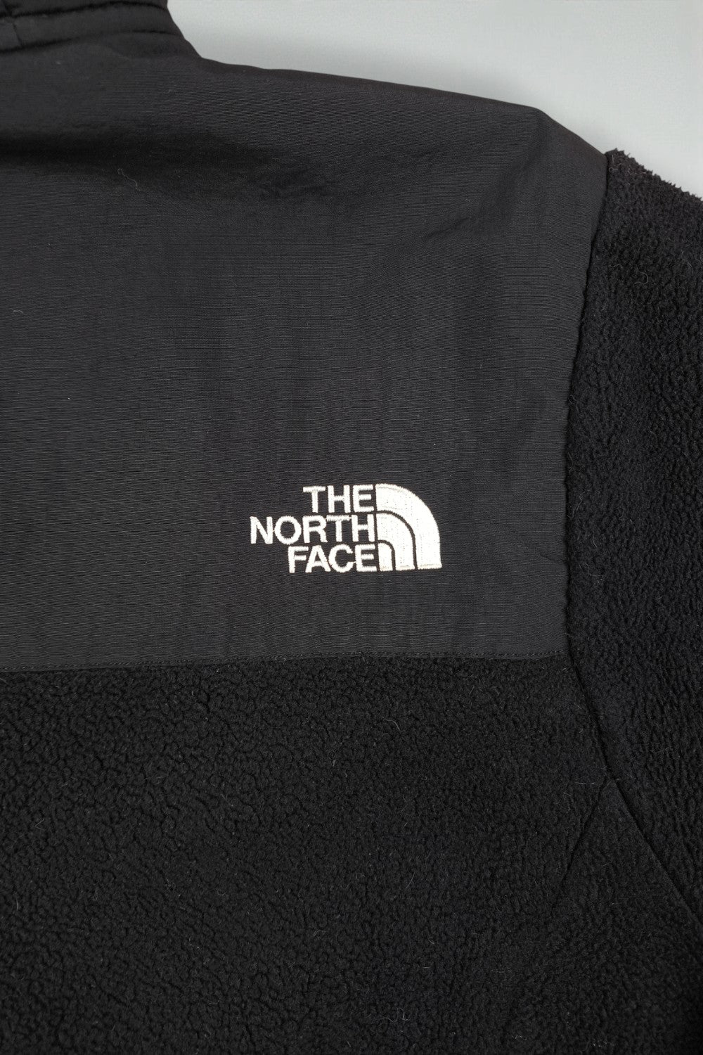 Giacca in pile vintage The North Face Denali nera | Abbigliamento da esterno da donna