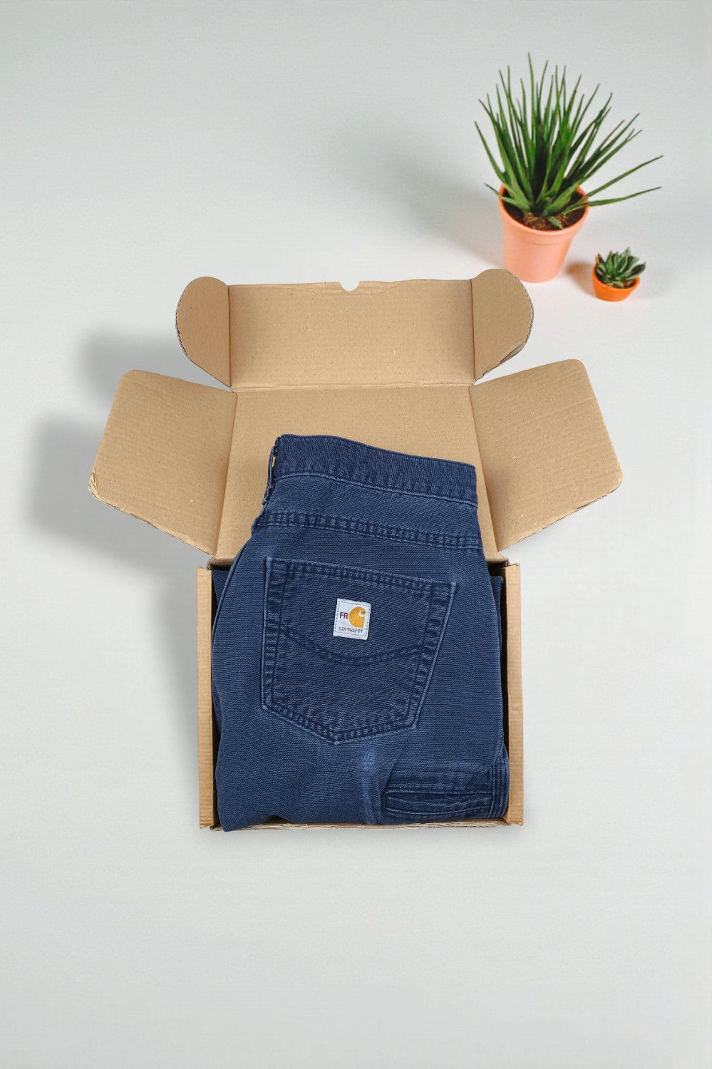 Pantaloni da lavoro Carhartt FR vintage blu navy | Pantaloni da lavoro multiuso anni 2000