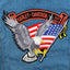 Giacca in denim vintage Harley-Davidson Eagle Flag blu | Giubbotto da lavoro con cappuccio anni '90