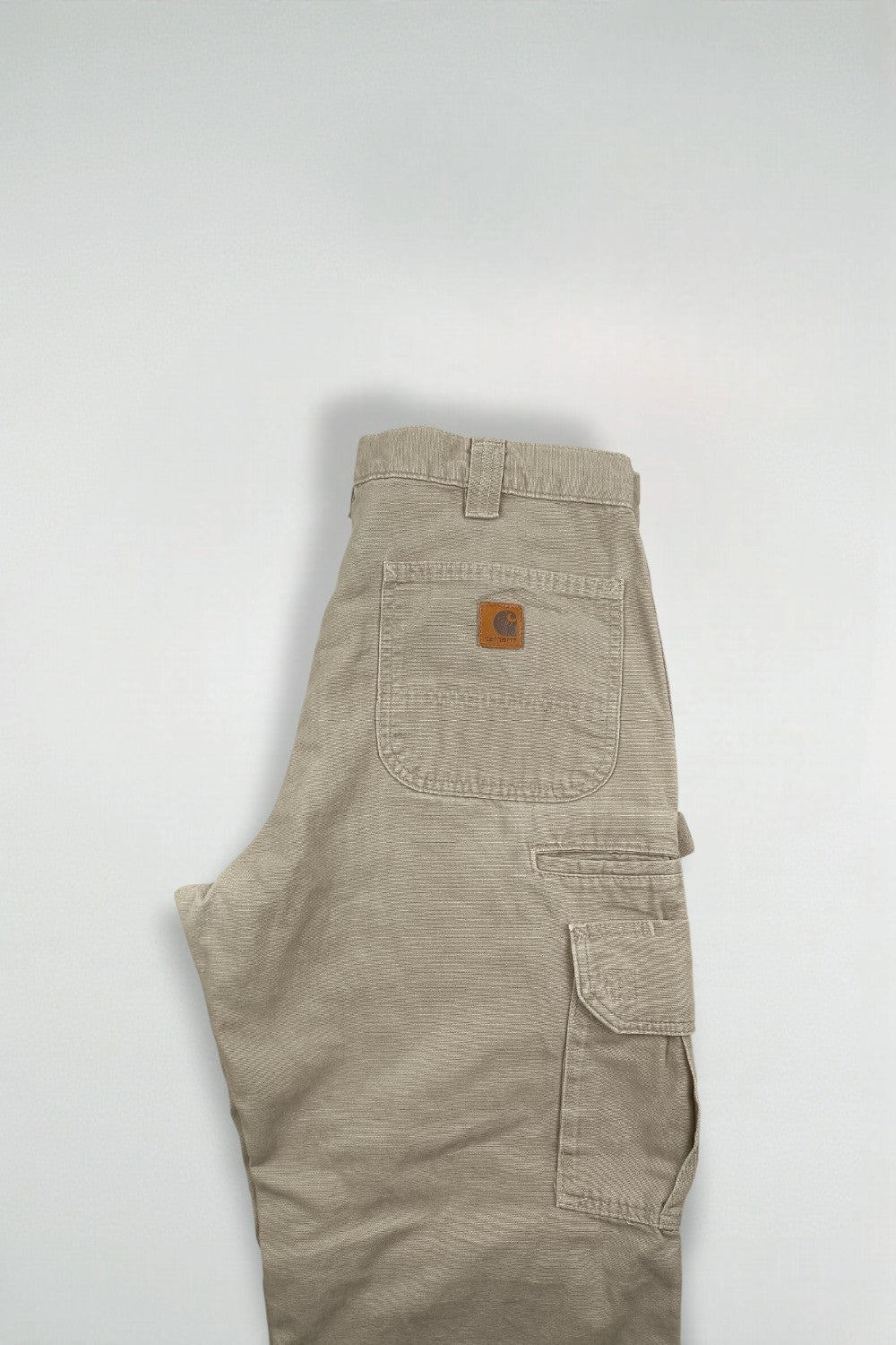 Pantaloni da lavoro Cargo Carhartt vintage beige | Abbigliamento da lavoro utility anni 2000