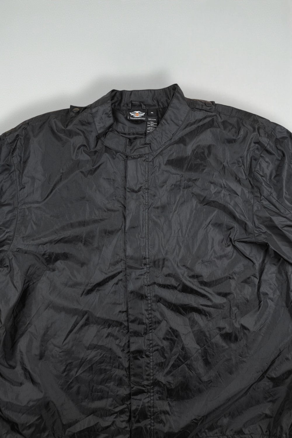 Giacca da motociclista vintage Harley-Davidson nera | Capispalla Y2K