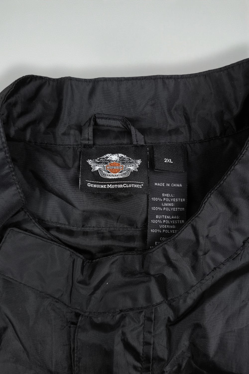 Giacca da motociclista vintage Harley-Davidson nera | Capispalla Y2K
