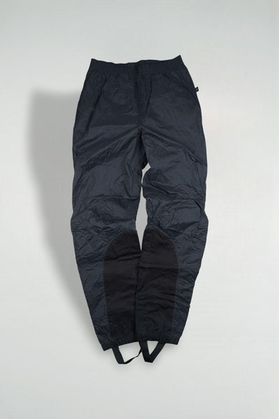 Pantaloni in nylon isolanti vintage Harley-Davidson neri | Abbigliamento da motociclista Y2K