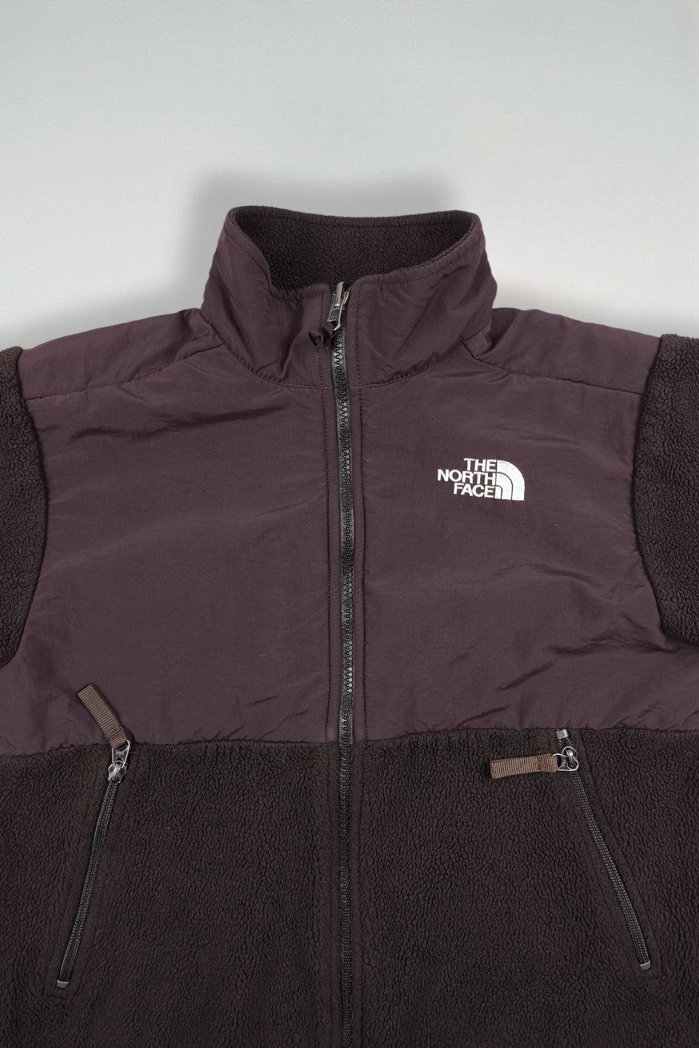 Giacca in pile vintage The North Face Denali marrone scuro | Abbigliamento da esterno per ragazzi M