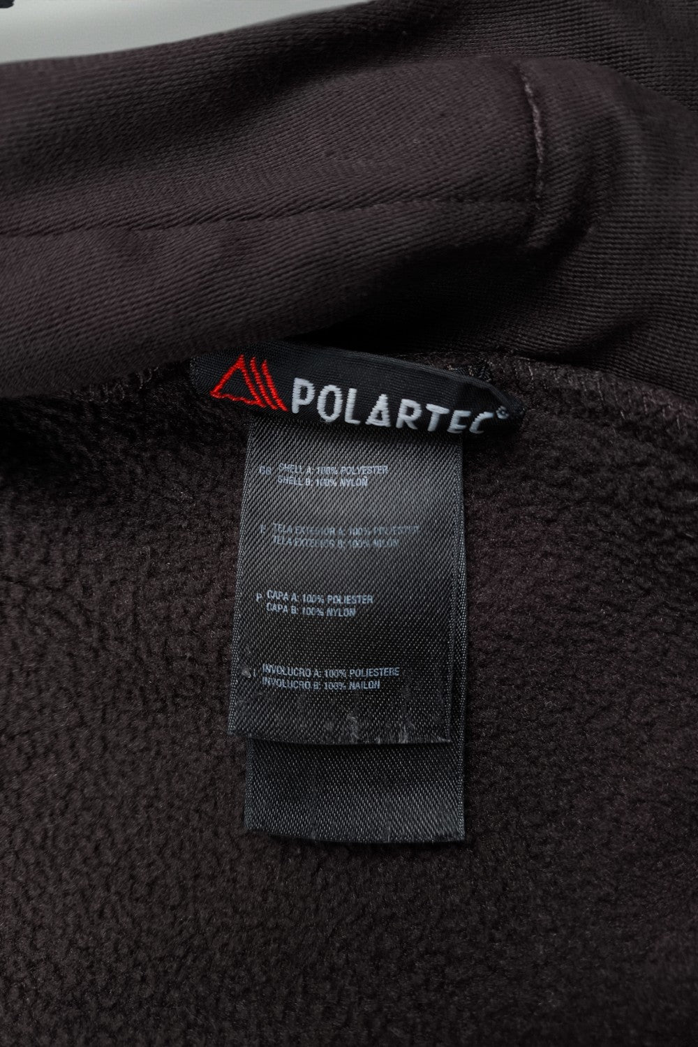 Giacca in pile vintage The North Face Denali marrone scuro | Abbigliamento da esterno per ragazzi M