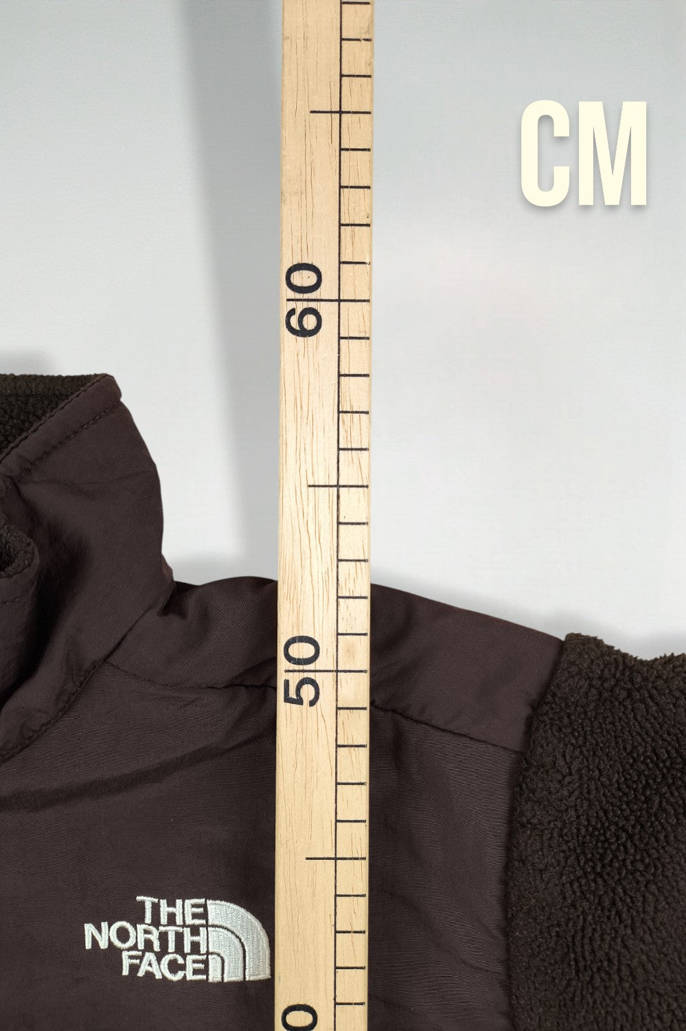 Giacca in pile vintage The North Face Denali marrone scuro | Abbigliamento da esterno per ragazzi M