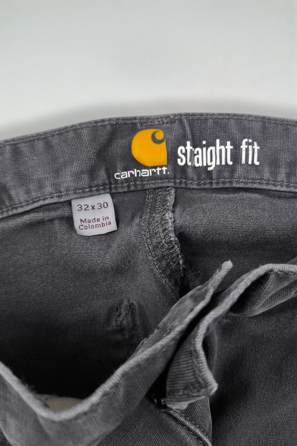 Pantaloni da lavoro Carhartt Vintage Straight Fit Grigi | Pantaloni Utility anni 2010