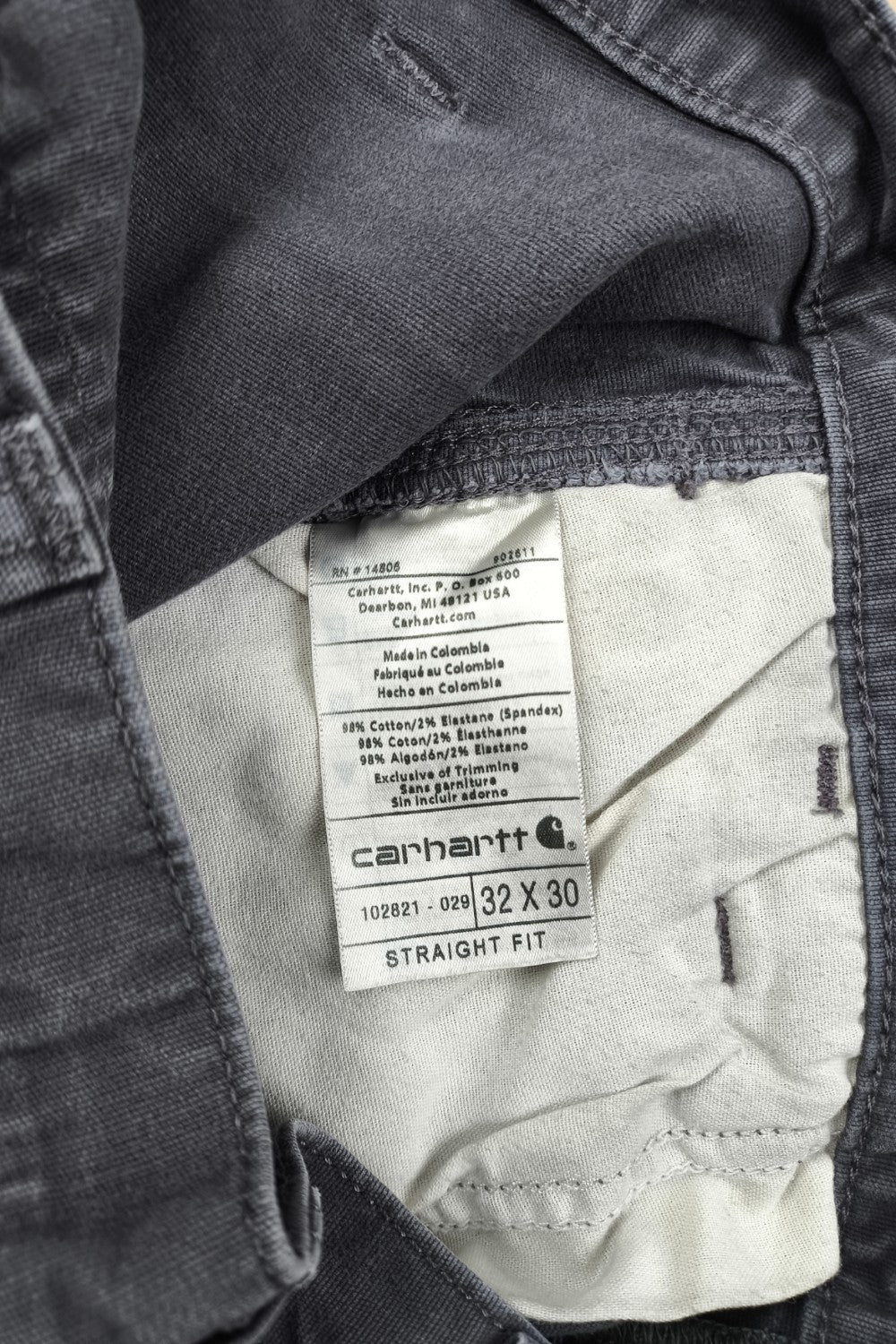 Pantaloni da lavoro Carhartt Vintage Straight Fit Grigi | Pantaloni Utility anni 2010