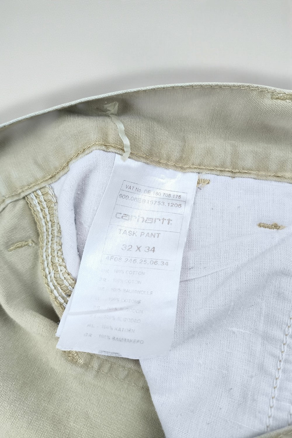 Pantaloni da lavoro Carhartt vintage beige | Pantaloni da lavoro anni 2000