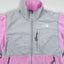 Giacca vintage The North Face Denali rosa/grigio | Giacca da esterno in pile da donna