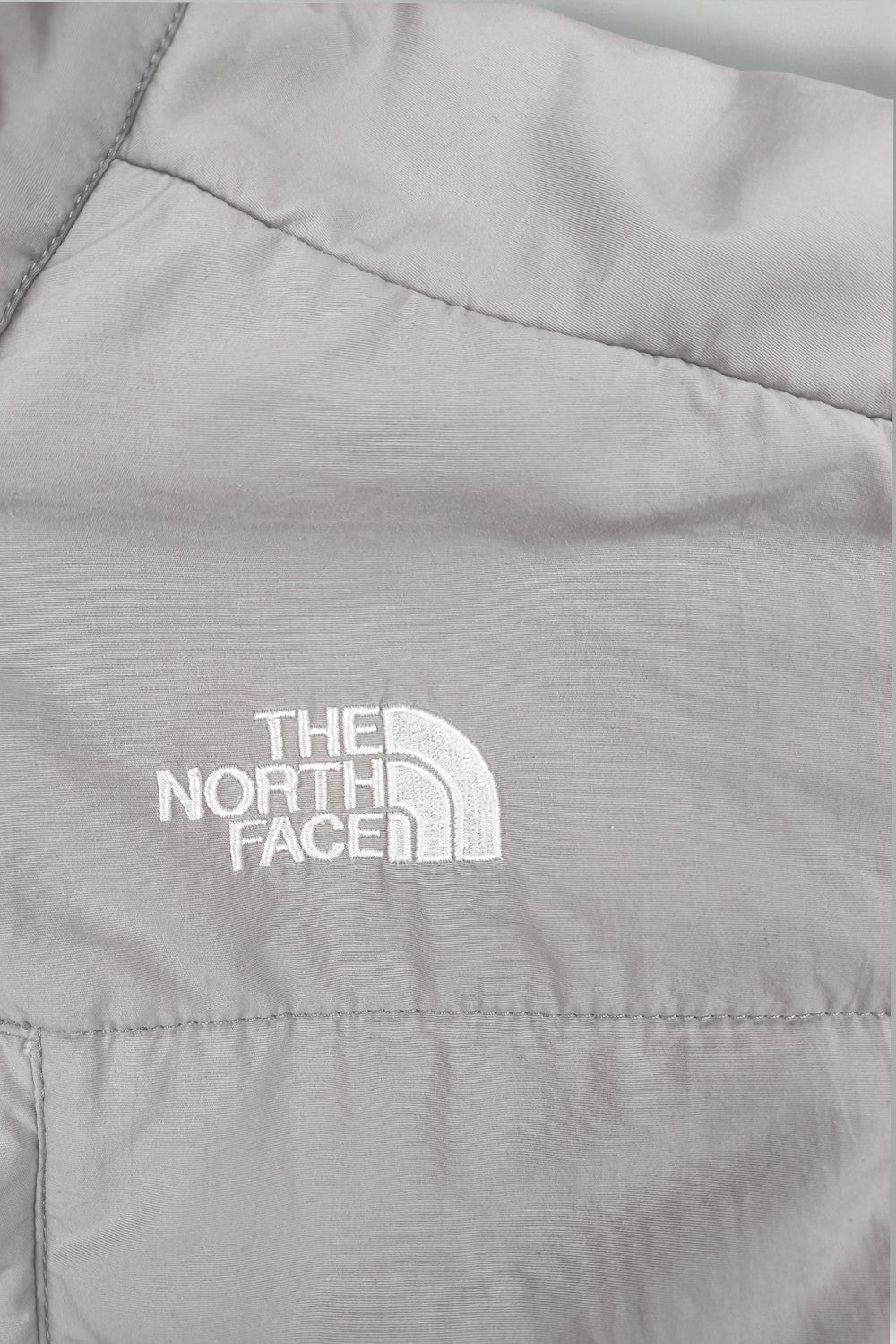 Giacca vintage The North Face Denali rosa/grigio | Giacca da esterno in pile da donna