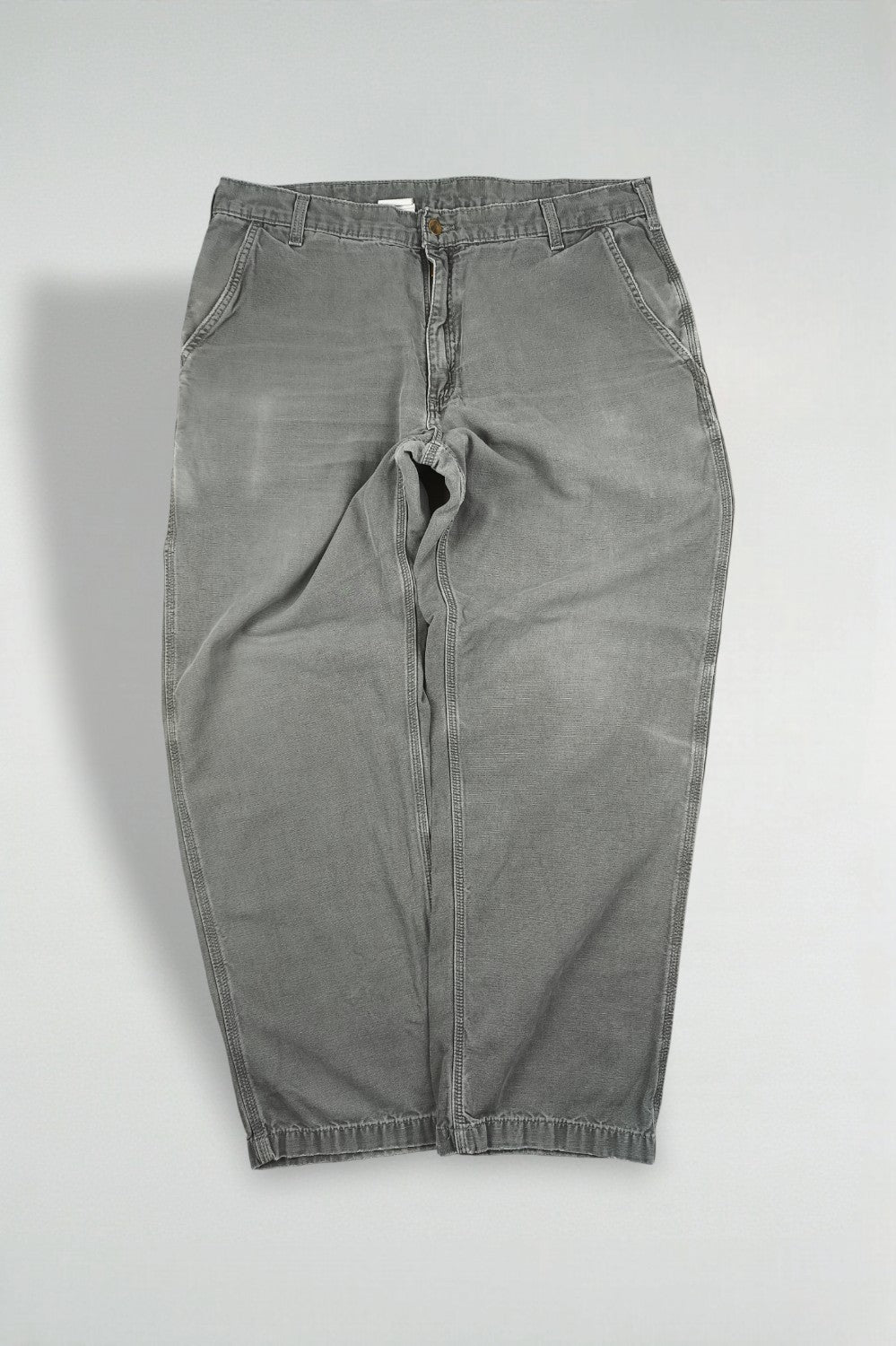 Pantaloni da lavoro Carhartt vintage grigi/verdi | Abbigliamento da lavoro utility anni 2000