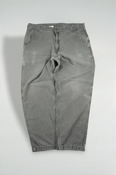 Pantaloni da lavoro Carhartt vintage grigi/verdi | Abbigliamento da lavoro utility anni 2000