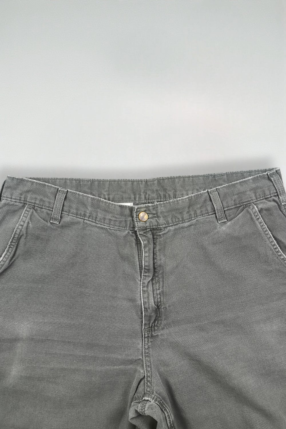 Pantaloni da lavoro Carhartt vintage grigi/verdi | Abbigliamento da lavoro utility anni 2000