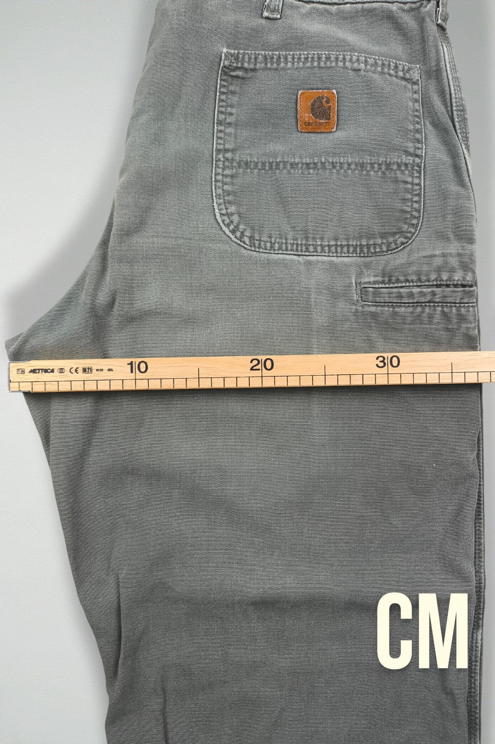 Pantaloni da lavoro Carhartt vintage grigi/verdi | Abbigliamento da lavoro utility anni 2000