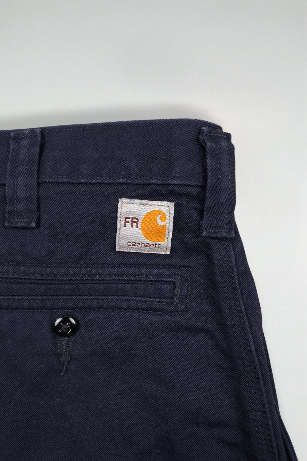 Pantaloni da lavoro Carhartt FR vintage blu navy | Abbigliamento da lavoro ignifugo anni 2000