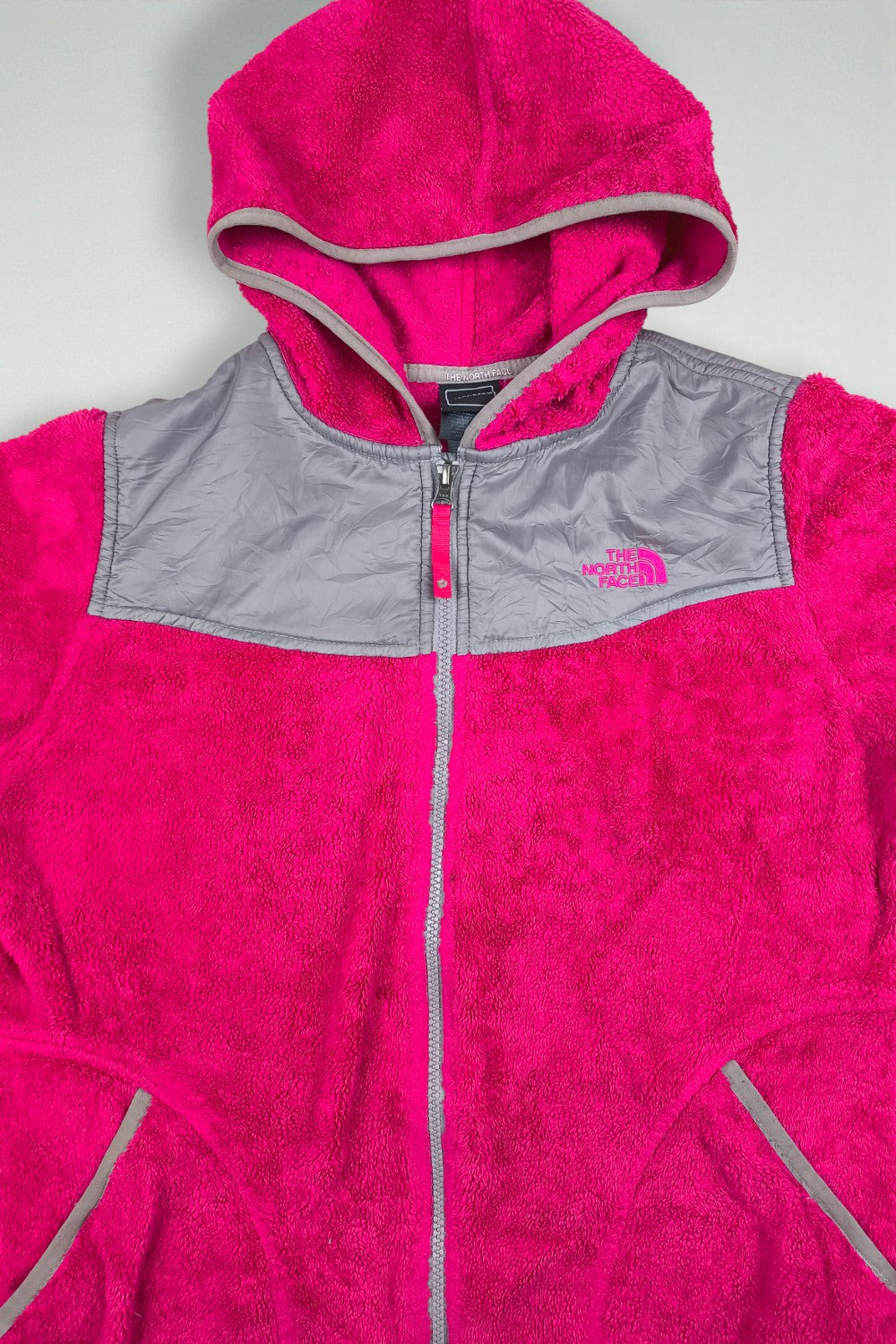 Giacca in pile con cappuccio vintage The North Face Denali, rosa | Abbigliamento outdoor anni 2000