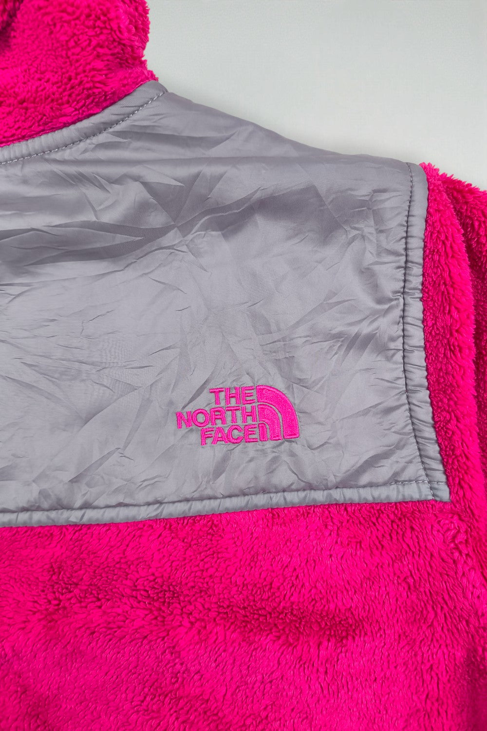 Giacca in pile con cappuccio vintage The North Face Denali, rosa | Abbigliamento outdoor anni 2000
