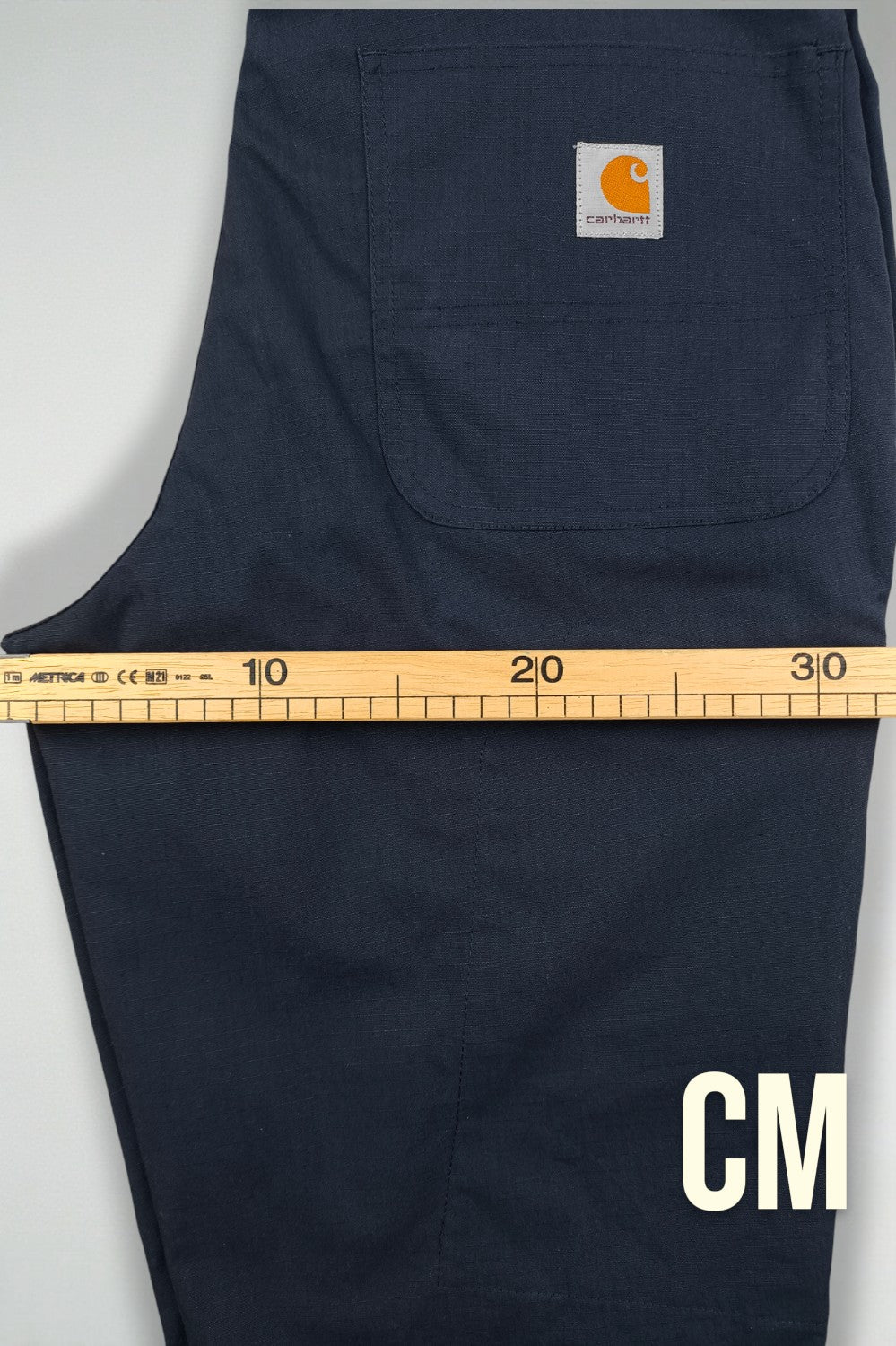Pantaloni da lavoro Carhartt di seconda mano blu navy | Pantaloni utility dalla vestibilità comoda