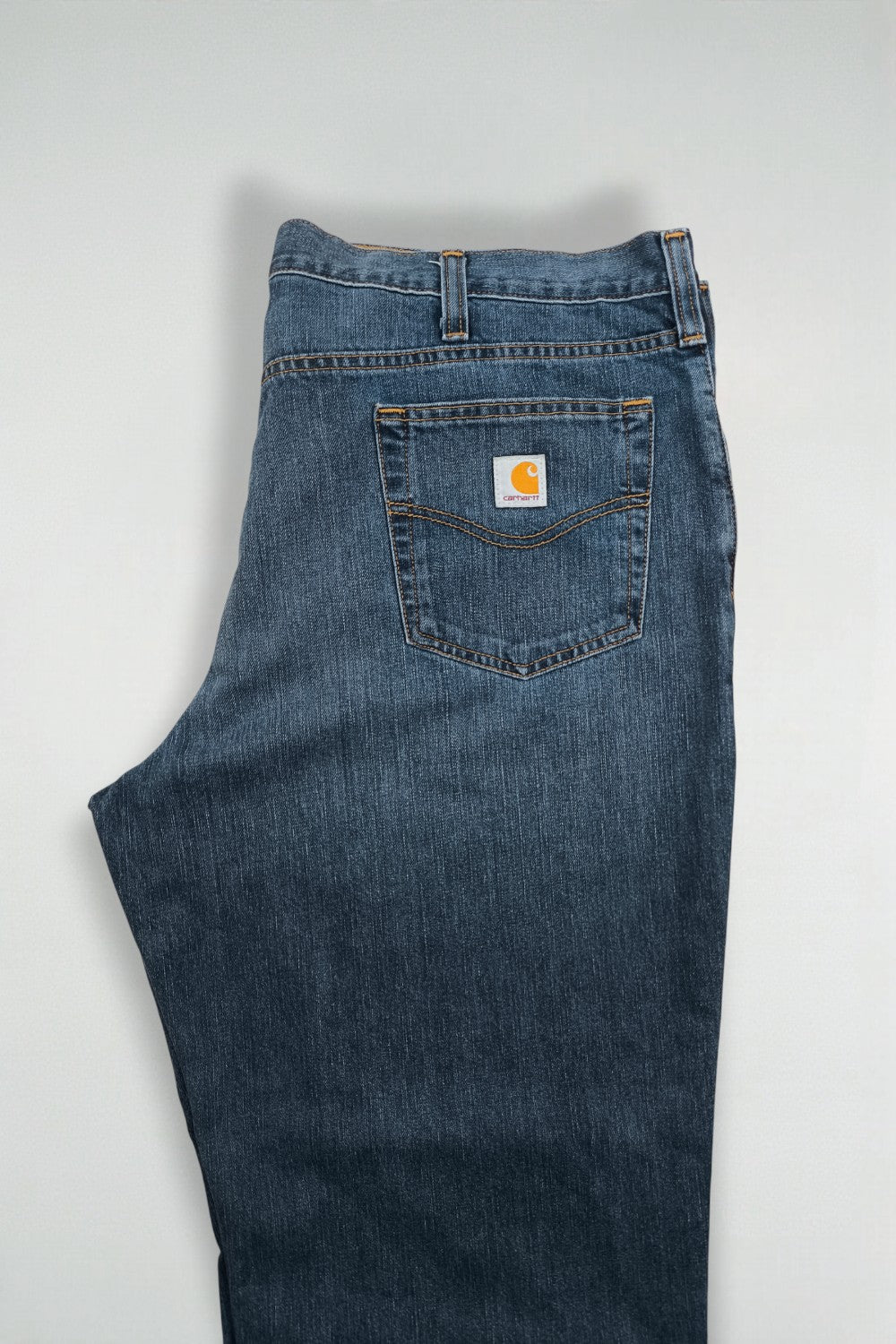 Jeans Carhartt Relaxed Fit Vintage in denim blu | Pantaloni da lavoro a gamba dritta