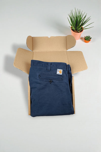 Pantaloni da lavoro Carhartt FR vintage blu navy | Abbigliamento da lavoro utility