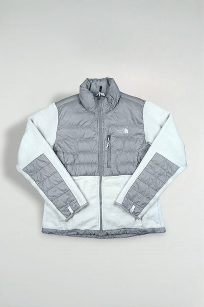 Vintage The North Face Denali Fleece Jacket Light Grey | 2000s Outdoor Outerwear